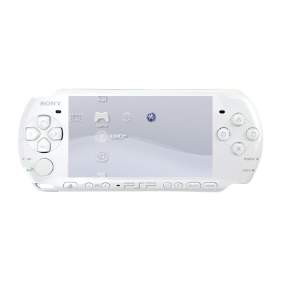 Консоль Sony PlayStation Portable Slim PSP-3ххх Модифицированная 32GB White + 5 Встроенных Игр Б/У - Retromagaz