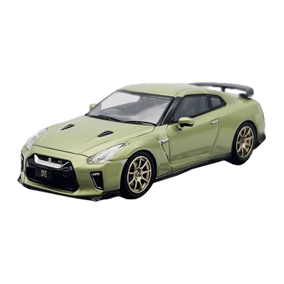 Машинка Premium INNO64 Nissan GT-R (R35) 1:64 Green - Retromagaz