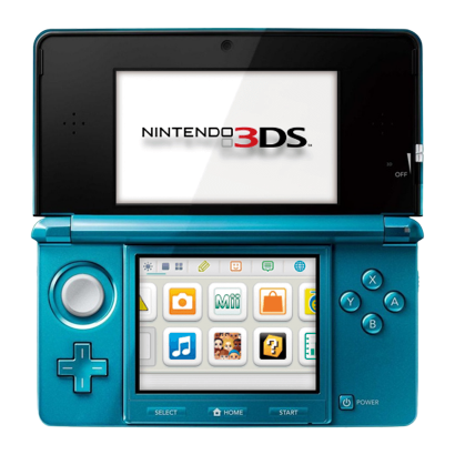 Консоль Nintendo 3DS Модифікована 32GB Aqua Blue + 10 Вбудованих Ігор Б/У Нормальний - Retromagaz