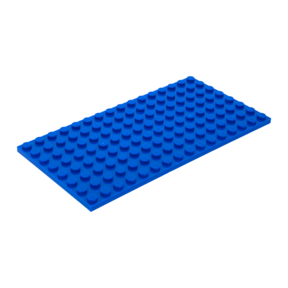 Пластина Lego Обычная 8 x 16 92438 4610354 Blue 2шт Б/У - Retromagaz