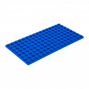 Пластина Lego Обычная 8 x 16 92438 4610354 Blue 2шт Б/У