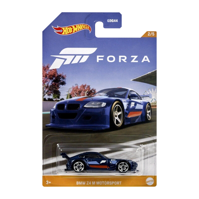 Тематическая Машинка Hot Wheels BMW Z4 M Motorsport Forza 1:64 HLK25 Dark Blue - Retromagaz