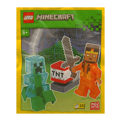 Конструктор Lego Фігурка Hero with Charged Creeper Paper Bag Minecraft 662406 min180 Новий - Retromagaz