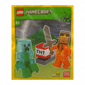 Конструктор Lego Фігурка Hero with Charged Creeper Paper Bag Minecraft 662406 min180 Новый - Retromagaz