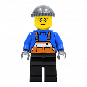 Фигурка Lego Construction 973px437 Overalls with Safety Stripe Orange City twn123a 1 Б/У - Retromagaz