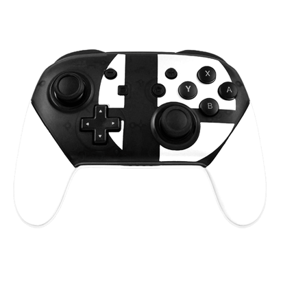 Геймпад Бездротовий RMC Switch Pro Controller Super Smash Bros. Ultimate Edition White Black Б/У - Retromagaz