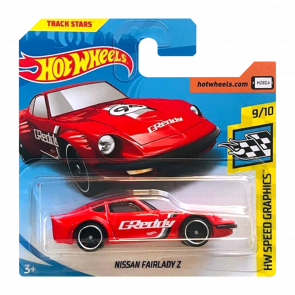 Машинка Базовая Hot Wheels Nissan Fairlady Z Speed Graphics 1:64 FJY42 Red - Retromagaz