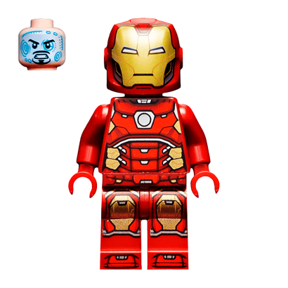 Фигурка Lego Marvel Iron Man with Silver Hexagon Super Heroes sh0649 1 Б/У - Retromagaz