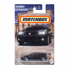 Тематична Машинка Matchbox Volkswagen Golf GTI Germany 1:64 HVV05/HVV34 Black - Retromagaz