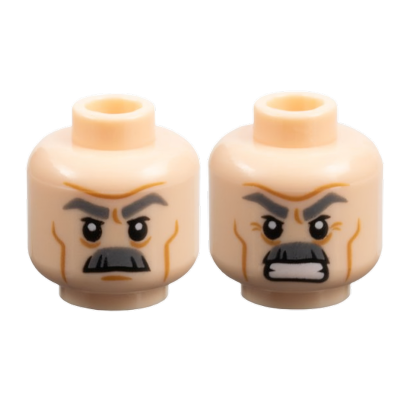 Голова Lego Dual Sided Eyebrows J. Jonah Jameson Marvel 3626cpb0929 sh0054 6015969 Light Nougat Новий - Retromagaz