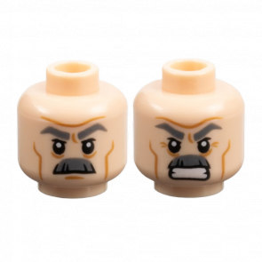 Голова Lego Dual Sided Eyebrows J. Jonah Jameson Marvel 3626cpb0929 sh0054 6015969 Light Nougat Новый