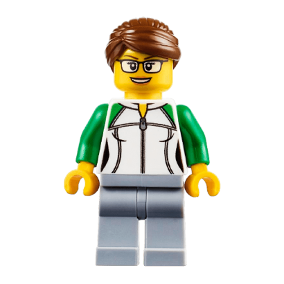 Фигурка Lego People 973pb2607 Newsstand Worker City cty0784 Б/У - Retromagaz