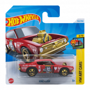 Машинка Базовая Hot Wheels King Kuda Art Cars 1:64 HTD73 Red