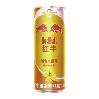 Напій Енергетичний Red Bull Mixed Fruit Zero Sugar 330ml - Retromagaz