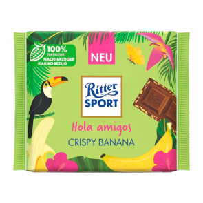 Шоколад Молочный Ritter Sport Crispy Banana 100g