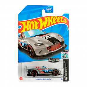 Машинка Базова Hot Wheels '15 Mazda MX-5 Miata Zamac Modified 1:64 HKL27 Silver