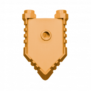 Зброя Lego Щит 2шт Pentagonal 22408 6202742 Pearl Gold Б/У