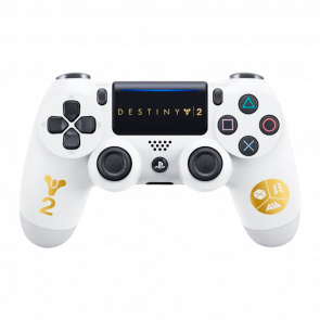 Геймпад Бездротовий Sony PlayStation 4 DualShock 4 Gran Destiny 2 Limited Edition Version 2 White Б/У - Retromagaz