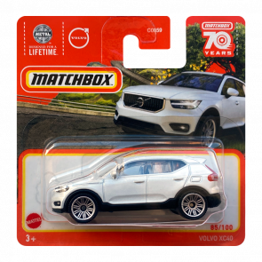 Машинка Большой Город Matchbox Volvo XC40 Highway 1:64 HLC55 White - Retromagaz