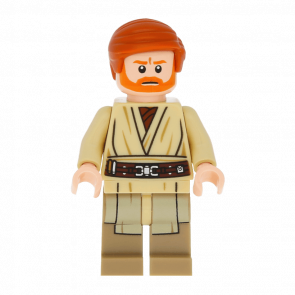 Фигурка Lego Джедай Obi-Wan Kenobi Dark Tan Printed Legs Star Wars sw0535 1 Новый