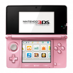 Консоль Nintendo 3DS Модифікована 32GB Pearl Pink + 10 Вбудованих Ігор Б/У