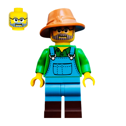 Фигурка Lego Series 15 Farmer Collectible Minifigures col228 Б/У - Retromagaz