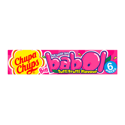 Жувальна Гумка Chupa Chups Big Babol Tutti Frutti 27.6g - Retromagaz