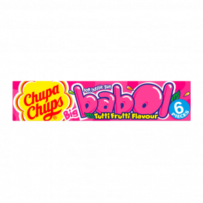 Жевательная Резинка Chupa Chups Big Babol Tutti Frutti 27.6g - Retromagaz