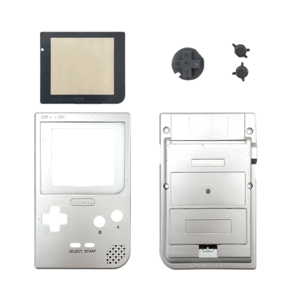 Корпус RMC Game Boy Pocket Silver Новый - Retromagaz