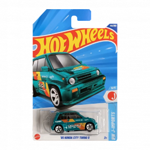 Машинка Базовая Hot Wheels '85 Honda City Turbo II Treasure Hunts J-Imports 1:64 JBC25 Green - Retromagaz