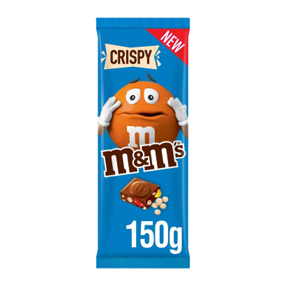 Шоколад Молочний M&M's Crispy 150g - Retromagaz