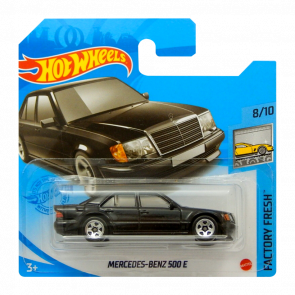 Машинка Базова Hot Wheels Mercedes-Benz 500 E Factory Fresh 1:64 GRX59 Black - Retromagaz