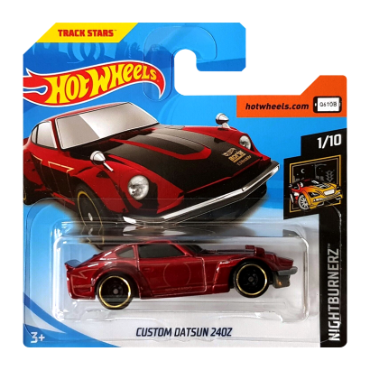 Машинка Базова Hot Wheels Custom Datsun 240Z Nightburnerz 1:64 FJY95 Red - Retromagaz