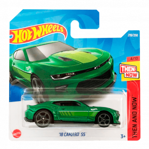 Машинка Базовая Hot Wheels '18 Camaro SS Then and Now 1:64 HCV82 Green - Retromagaz