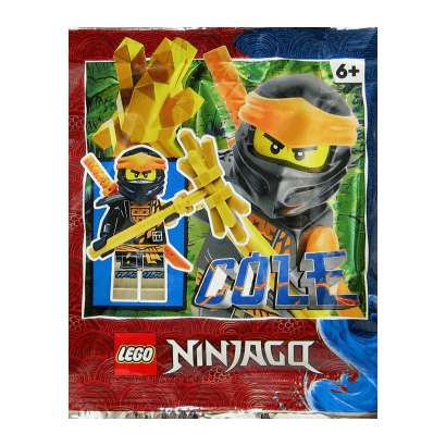 Конструктор Lego Фигурка Cole Foil Pack Shoulder Pad Ninjago 892290 njo720 Новый - Retromagaz