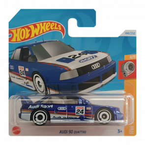 Машинка Базовая Hot Wheels Audi '90 Quattro Turbo 1:64 HTC64 Blue - Retromagaz