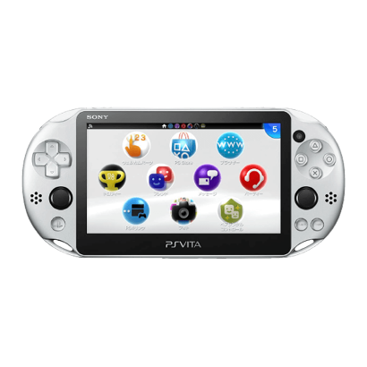 Консоль Sony PlayStation Vita Slim Модифікована 64GB Silver + 5 Вбудованих Ігор Б/У - Retromagaz