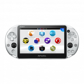 Консоль Sony PlayStation Vita Slim Модифицированная 64GB Silver + 5 Встроенных Игр Б/У - Retromagaz