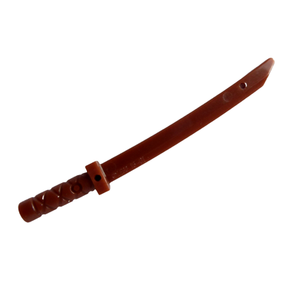 Зброя Lego Меч 4шт Shamshir Katana 21459 30173b 6197975 6331580 Reddish Brown Б/У - Retromagaz