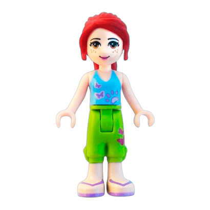 Фигурка Lego Girl Mia Lime Cropped Trousers Friends frnd016 Б/У - Retromagaz