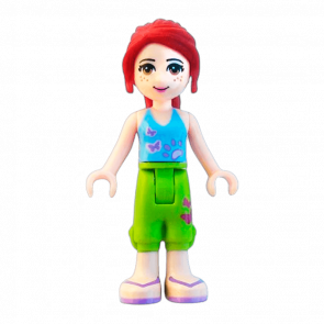 Фигурка Lego Girl Mia Lime Cropped Trousers Friends frnd016 Б/У