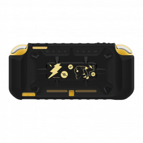 Чехол Силиконовый Nintendo Switch Lite Hybrid System Armor Pokemon Pikachu Black Новый