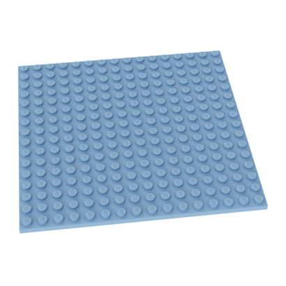 Пластина Lego Обычная 16 x 16 91405 4600613 Bright Light Blue Б/У - Retromagaz