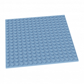 Пластина Lego Обычная 16 x 16 91405 4600613 Bright Light Blue Б/У - Retromagaz