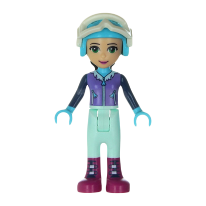 Фігурка Lego Girl Emma Light Aqua Trousers Friends frnd216 1 Б/У - Retromagaz