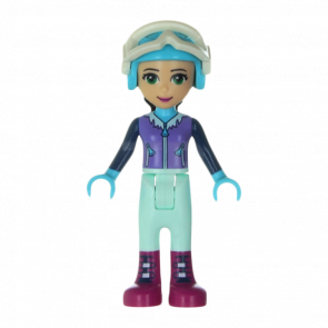 Фігурка Lego Girl Emma Light Aqua Trousers Friends frnd216 1 Б/У