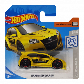 Машинка Базовая Hot Wheels Volkswagen Golf GTI MOMO Volkswagen 1:64 FYF75 Yellow - Retromagaz