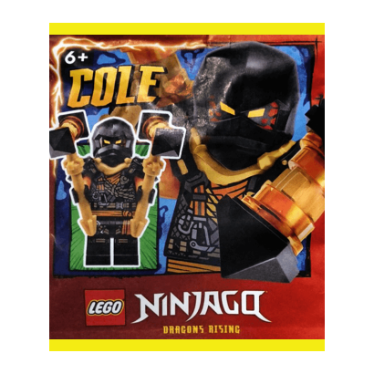 Конструктор Lego Фигурка Cole paper bag #2 Ninjago 892408 njo888 Новый - Retromagaz