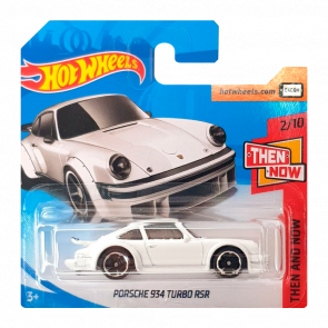 Машинка Базова Hot Wheels Porsche 934 Turbo RSR Then and Now 1:64 FJX89 White - Retromagaz