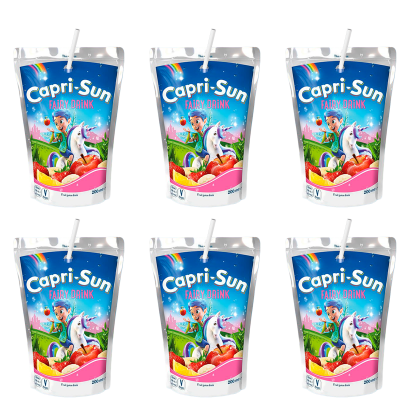 Набор Напиток Соковый Capri-Sun Fairy Drink 200ml 6шт - Retromagaz